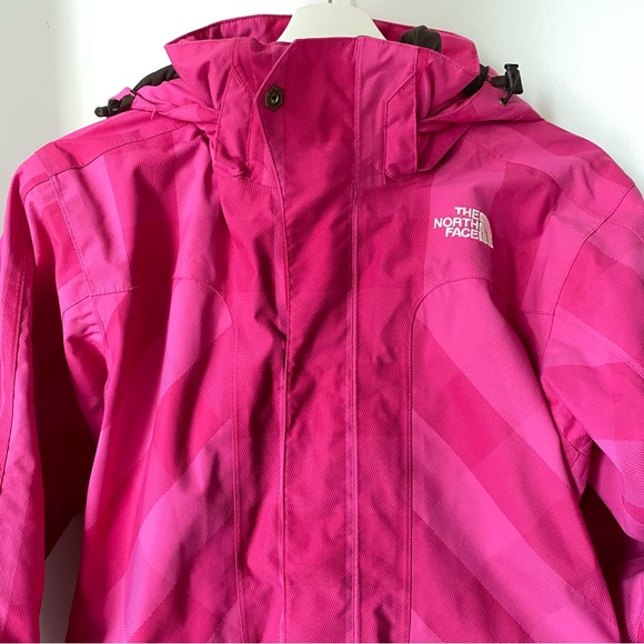 THE NORTH FACE Hyvant Ski Jacket, Pink, Checkered - Picture 4 of 12